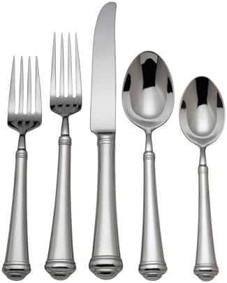 Reed & Barton Flatware Allora 18/10 Silverware Set for 1, 5-Piece by ReedBarton