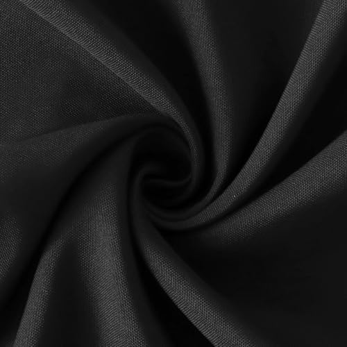FOLINS&HOME Black Cloth Napkins Set of 12, Decorative 20x20 Inch Napkins - Image 4