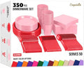 Exquisite 350 Pcs Valentines Plates and Napkins Party Supplies Plate Sets by Exquisite
