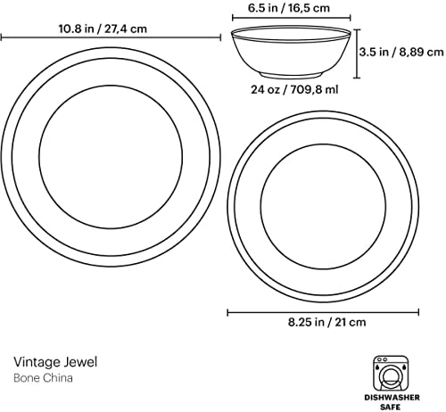 Lenox 844298 Vintage Jewel 3-Piece Place Setting - Image 2