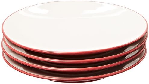 Noritake Colorwave Raspberry Set of 4 Mini Plates, 6-1/4" by Noritake