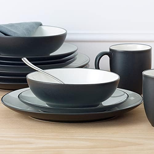 Noritake Colorwave Graphite 4-Piece Coupe Place Setting, Service for 1 - Image 4
