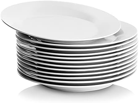 10 Strawberry Street 10.5" Catering Round Dinner Plate, Set of 12 , White - Image 4