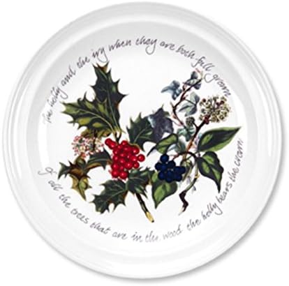 Portmeirion The Holly & The Ivy Salad Plates, Set of 6 - Festive Tableware by Portmeirion