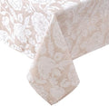 Laura Ashley Wrinkle Resistant Annaleigh Tablecloth, 60" x 120", Taupe by Unknown