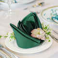 FOLINS&HOME Green Cloth Napkins Set of 4, Decorative 20x20 Inch Napkins by FOLINSHOME