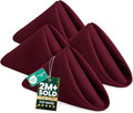 Utopia Home [24 Pack, Burgundy] Cloth Napkins 17x17 Inches, 100% Polyester by UTOPIAHOME