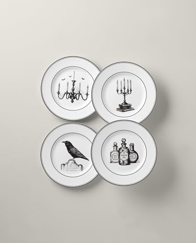 Lenox Vintage Halloween Porcelain Dessert Plates, Set of 4 - Image 2
