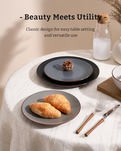 Famiware Venus Dinnerware Sets with Mugs, Ceramic Plates and Bowls for 4 - Image 3
