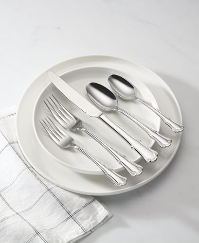 Oneida James Street 45-Piece 18/0 Silverware Set for 8, Flatware - Image 6