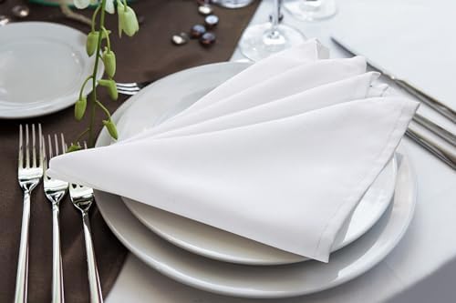 Bulk 288-Pack Cloth Napkins, 17 x 17, Wrinkle Resistant, Sturdy, White - Image 4