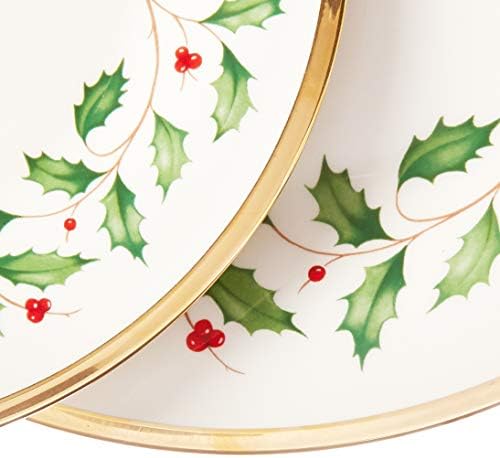Lenox 883430 Holiday 3-Piece Place Setting, Christmas Set, Hosting, Red & Green - Image 5