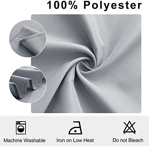 Hiasan Cloth Napkins Set of 6, 20 x 20 Inch, Silver Grey - Image 4