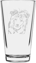 Chinese Crested Custom Personalized Dog Themed Etched All Purpose 16oz Pint Glass