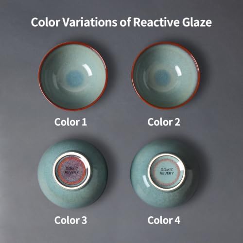 DOMICREVERY Ceramic Dinnerware Sets for 8, 24-Piece Plates and Bowls Sets - Image 6
