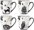 Lenox Haunted Halloween Porcelain Mug Set for 4, 12oz by Lenox