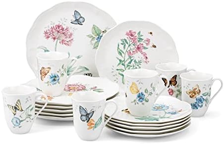 Lenox Butterfly Meadow Porcelain 18-Piece Dinnerware Set for 6 by Lenox