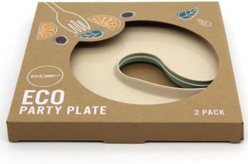 KNORK Eco Single Party Wine Holder, Appetizer Plate, Sand - Image 4