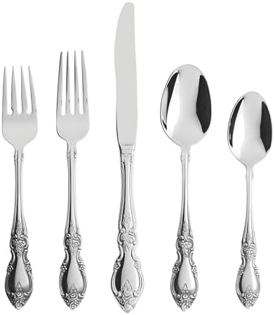 Oneida Louisiana 45-Piece 18/8 Silverware Set for 8, Flatware by Oneida