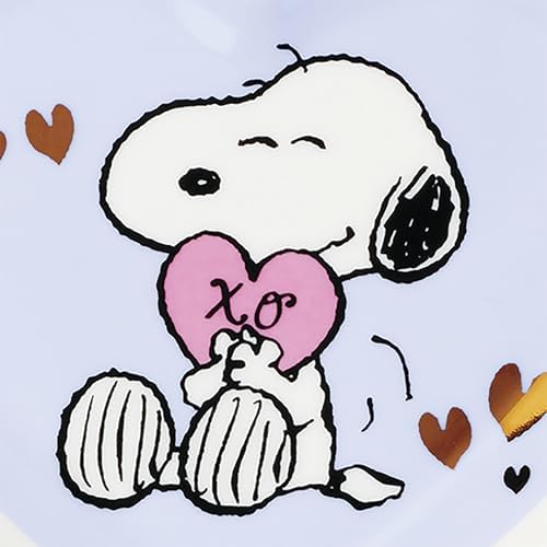 Lenox Snoopy Valentine's Day 4-Piece Heart Plates, Dessert Plate Set for 4 - Image 3
