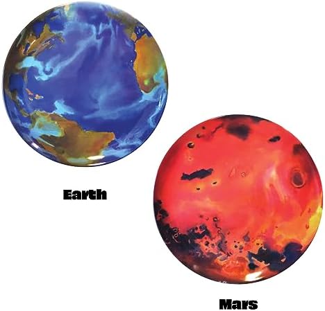 The Unemployed Philosophers Guild Planet Plates - 8" Melamine Astronomy Dessert Plates, Perfect for Appetizers and Snacks, Boxed Set of 8 - Image 6