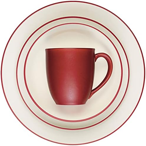 Noritake Colorwave Raspberry 4-Piece Coupe Place Setting, Service for 1 - Image 6