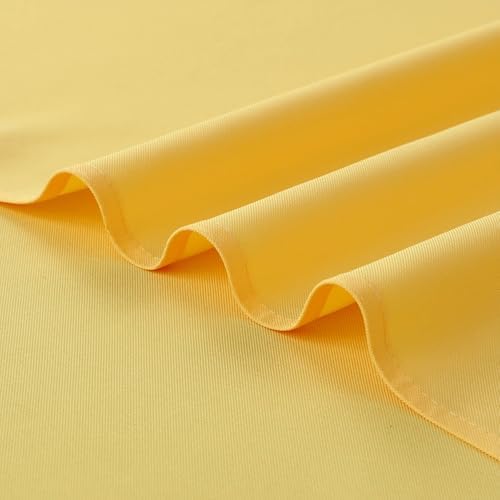 FOLINS&HOME Yellow Cloth Napkins Set of 8, Decorative 20x20 Inch Napkins - Image 3