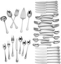 Lenox Alcott 89-Piece 18/10 Silverware Set for 12, Flatware by Lenox