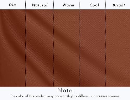 Ruvanti Cloth Napkins Set of 6, Cotton Enrich 18”x18” - Rust - Image 7
