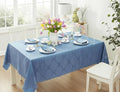 Newbridge Holiday Ribbons Bows Blue 60 x 84 Rectangle Tablecloth by HomeBargainsPlus