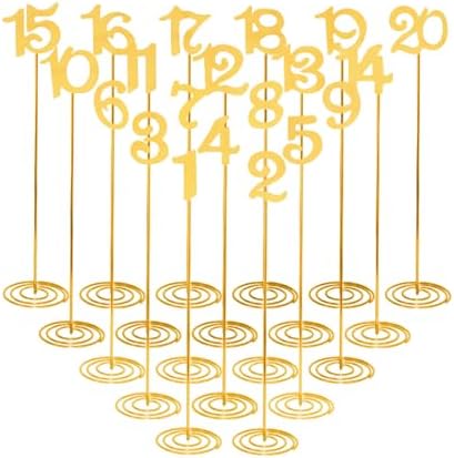 20 Pcs 12 Inch Metal Table Numbers 1-20 Wedding Table Numbers by Vankcp
