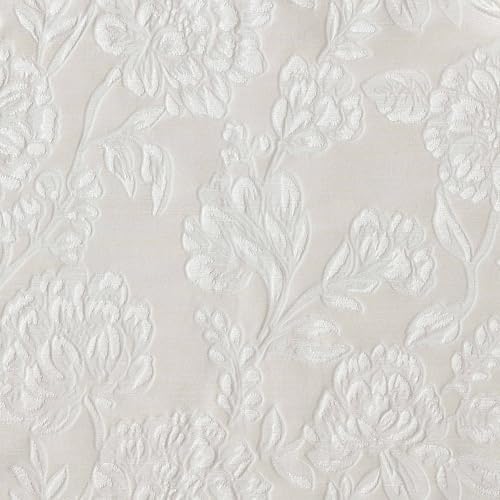 Laura Ashley Wrinkle Resistant Annaleigh Tablecloth, 60" x 120", Ivory - Image 5