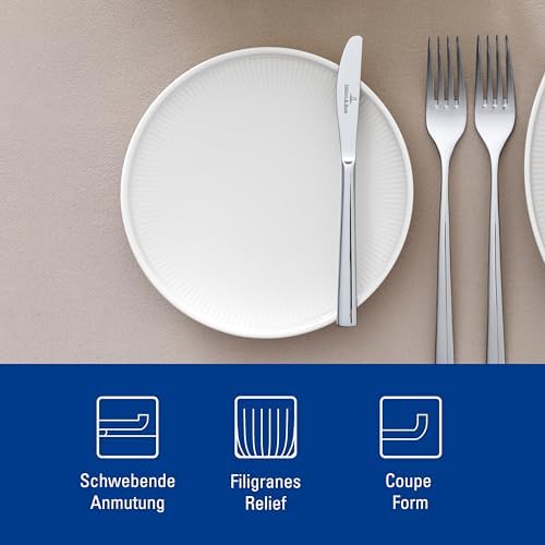 Villeroy & Boch Afina Collection Bread Plate, Premium Porcelain, Made in Germany, Small Plate for Appetizers, Dishwasher and Microwave Safe, 6.75 in Diameter, Stackable, Rich, Creamy White - Image 6