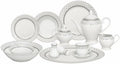 Lorren Home Trends 57-Piece Porcelain Dinnerware Set, Verona, Service for 8 by LorrenHomeTrends