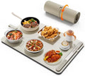 Warming Mat for Food (24"x16") - iTRUSOU 7-Level Electric Warming Tray with 400W High-Power, Timer 0–99H & Built-In Strap - Rollable Large Food Warming Mat for Parties & Buffet by iTRUSOU