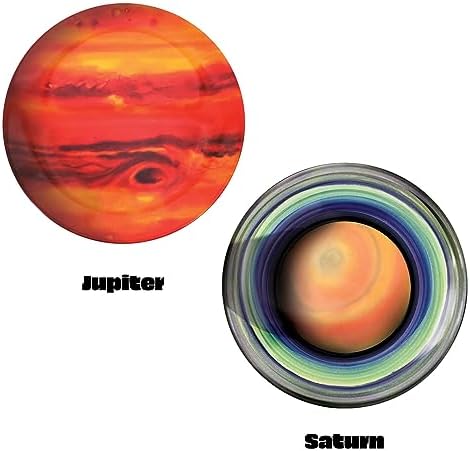 The Unemployed Philosophers Guild Planet Plates - 8" Melamine Astronomy Dessert Plates, Perfect for Appetizers and Snacks, Boxed Set of 8 - Image 7