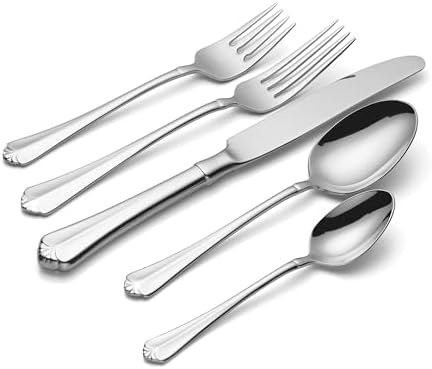 Oneida Juilliard 45-Piece 18/10 Silverware Set for 8, Flatware - Image 3