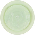 PLASTICPRO 32 Pack Elegant Disposable Plastic Plates Combo Set Includes 16 Dinner Plates and 16 Salad Plates Heavy Duty Fancy Party Plates Green and White Tulip Design by PLASTICPRO