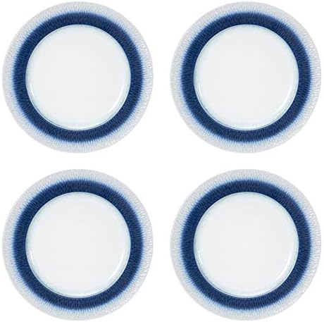 Pfaltzgraff Eclipse Blue 16-Piece Stoneware Dinnerware Set, Service for 4 with Dinner Plates, Salad Plates, Bowls and Mugs, Dishwasher and Microwave Safe - Image 6
