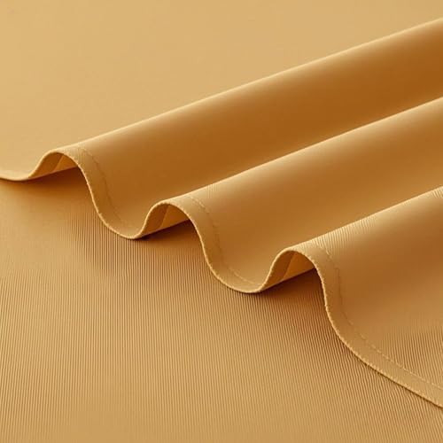 FOLINS&HOME Gold Cloth Napkins Set of 20, Decorative 17x17 Inch Napkins - Image 3