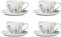 Lenox 896612 Wildflowers 8-Piece Espresso Cups & Saucers Set by Lenox