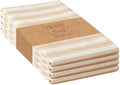 TWINY threads 4 Piece 100% Cotton Cloth Napkins, 18"x18", Mustard Yellow by TWINYThreads