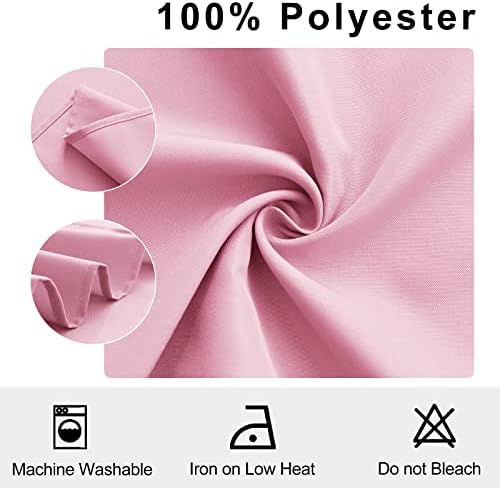 Hiasan Cloth Napkins Set of 6, 20 x 20 Inch, Pink - Image 4