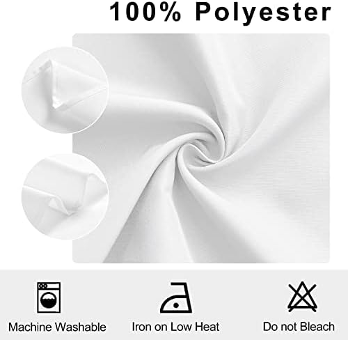 Hiasan Cloth Napkins Set of 6, 20 x 20 Inch, White - Image 4