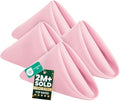Utopia Home [24 Pack, Pink] Cloth Napkins 17x17 Inches, 100% Polyester by UTOPIAHOME