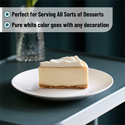 BTaT- White Dessert Plates, 8 inch, Set of 12, Small Plates for Appetizers - Image 6