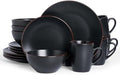 Famiware Venus Dinnerware Sets with Mugs, Ceramic Plates and Bowls for 4 by Famiware