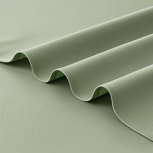 FOLINS&HOME Sage Green Decorative Cloth Napkins Set of 8, 17x17 Inch - Image 3