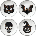 Oneida Vintro Halloween Tidbit Plates Set Of 4, Service For 4 by Oneida