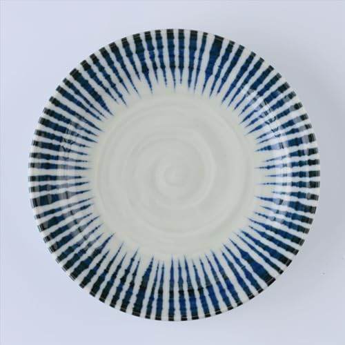 Japanese Serving Plate Dinnerware Plates 5” plates Blue and White Set of 4 - Image 3